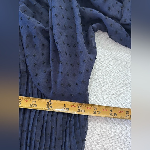 💚GAP Women's Navy Sheer Blouse - Picture 4 of 8